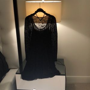 Free People lace dress.